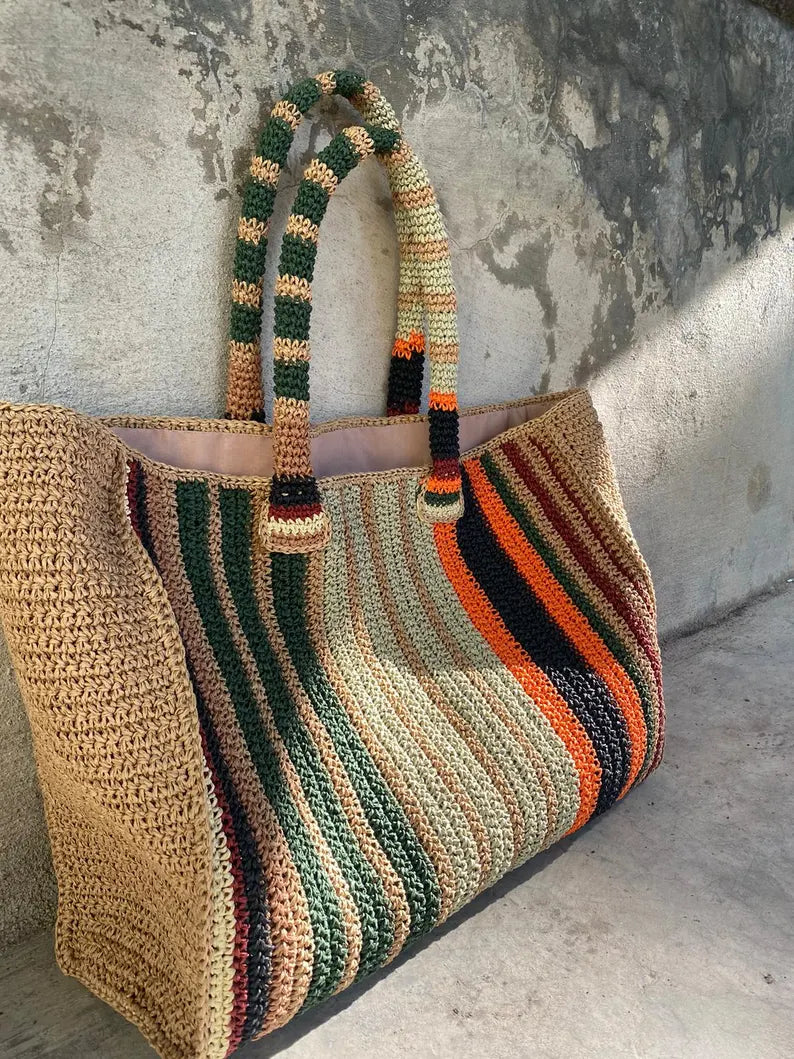 Handwoven Crochet Tote Bag