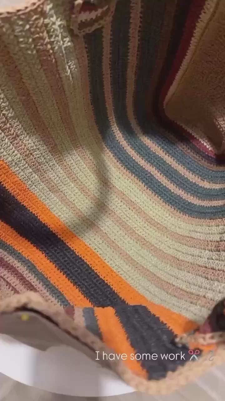 Handwoven Crochet Tote Bag